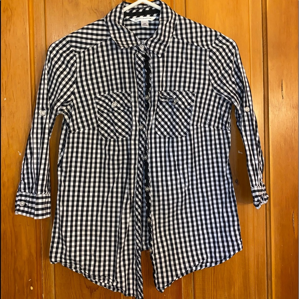 Croft&Barrow super cute flannel pattern top!